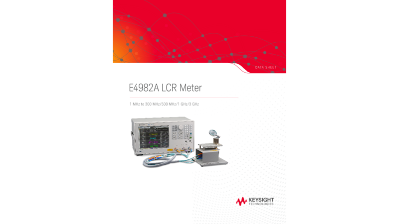 E4982A LCR Meter 1 MHz to 300 MHz/500 MHz/1 GHz/3 GHz